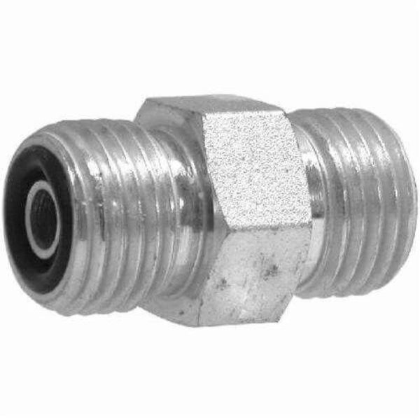 Midland Metal Union Connector, 1 x 171612 Nominal, Male ORFS, 6000 psi, Steel FSO24031616